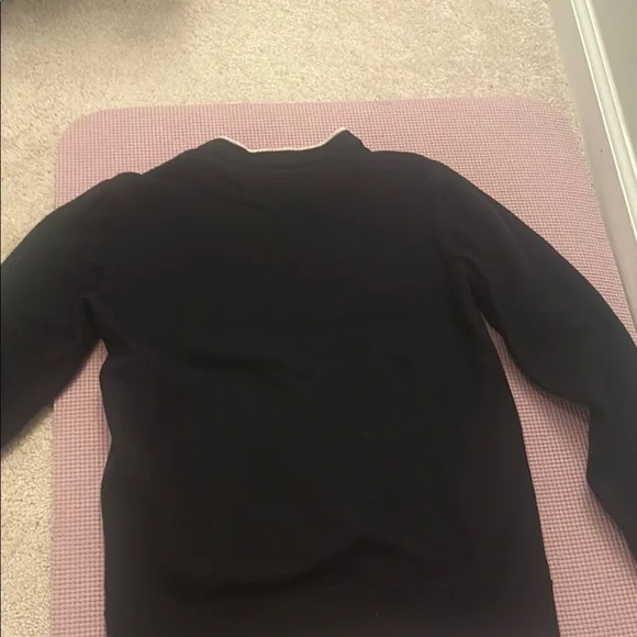 Balmain Black Crewneck Sweater with Iconic Logo